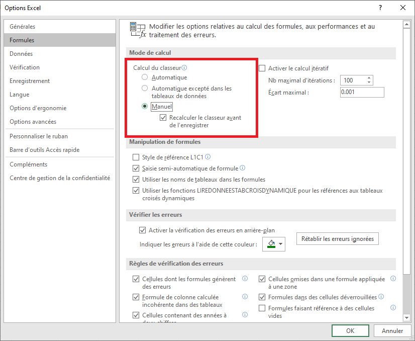 Mise à jour 101 imagen formule excel ne se calcule pas fr